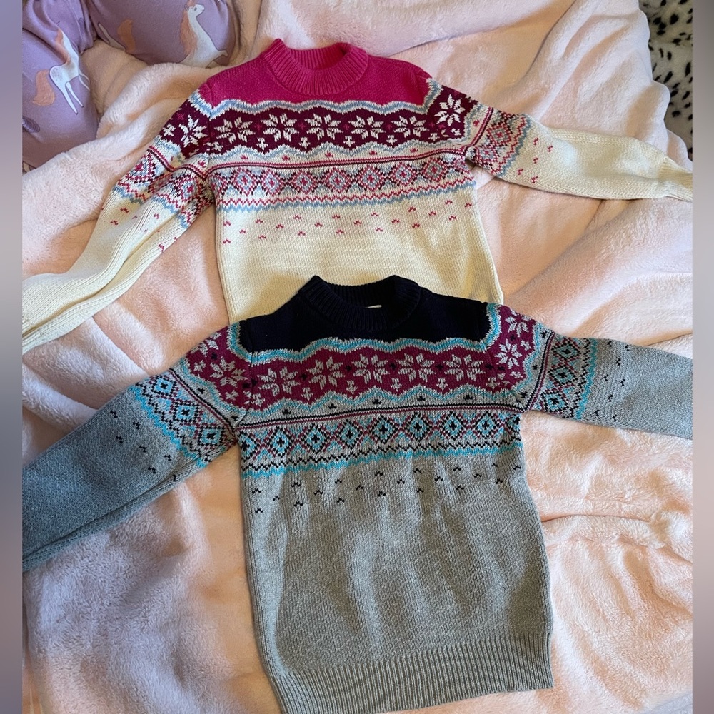 Lot of 2 EGG sweaters size 4t